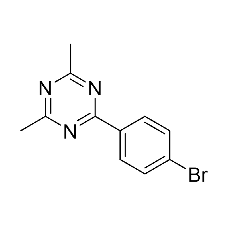 2-(4-bromophenyl)-4,6-dimetyl-1,3,5-triazine