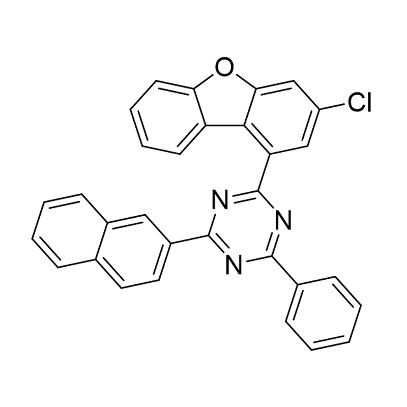 1,3,5-Triazine, 2-(3-clo-1-dibenzofuranyl)-4-(2-naphthalenyl)-6-phenyl-